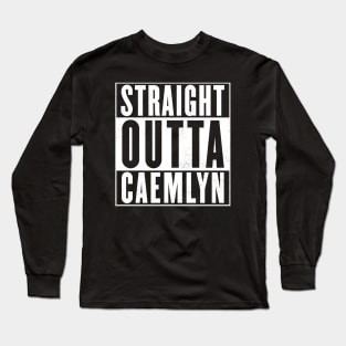 Straight Outta Caemlyn (white design) Long Sleeve T-Shirt